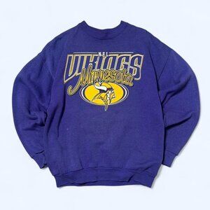 VINTAGE 90s NFL VIKINGS CREWNECK